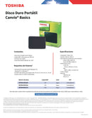 Disco Duro Externo Canvio Basic Negro 1 Tb 3.0