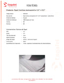 Papel Continuo Autocopiativo Carta 55 x 95 x 4