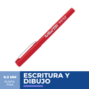 Lápiz Fibra Rojo 220 0.2 Mm