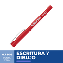 Lápiz Fibra Rojo 200 0.4 Mm