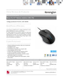 Mouse Alámbrico Pro Fit Mediano K72355