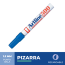 Marcador Pizarra Recargable Punta Redonda 500 Azul
