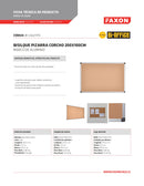 Pizarra Corcho 200 x 100 Cm
