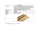 Papel Envolver Kraft 115x154 cm 70 gr Resma 125 Un
