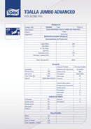 Toalla De Papel Hoja Simple 2 Rollos Advanced 280 Mt