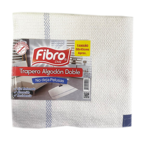 Trapero Simple Algodón Blanco 45x50 cm 1 Un