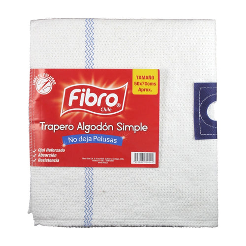 Trapero Doble Algodón Con Ojal 50x70 Cm 1 Un