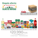 Caja Navidad 2026 Familiar Sin Alcohol (Gris)