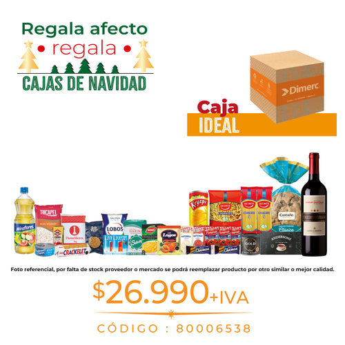 Caja Navidad 2026 Ideal (Naranja)