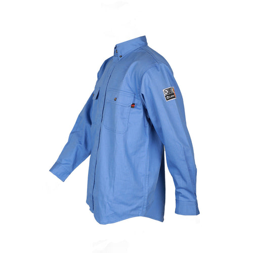 Camisa Ignifuga FR/ARC Leben CAT-2 Varon Celeste XXL