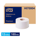 Papel Higiénico Premium Doble Hoja 12 Rollos 160 Mt
