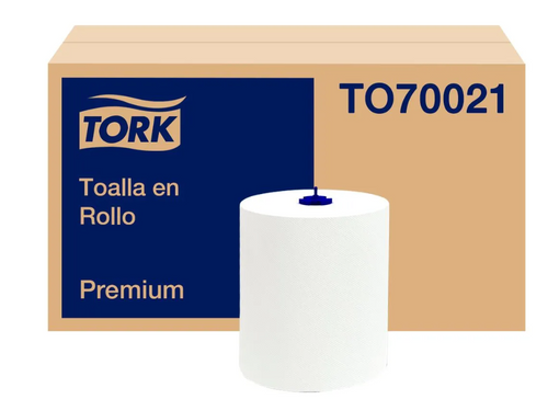 Toalla De Papel Jumbo Doble Hoja Premium 6 Rollos 150 Mt