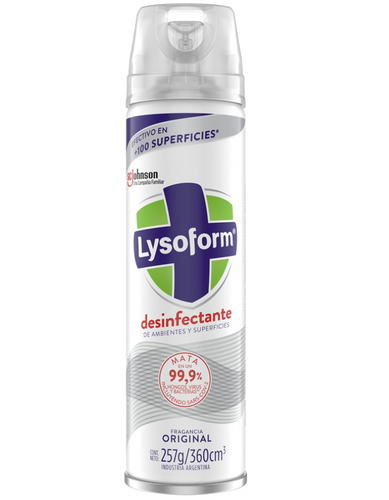 Desinfectante Ambiental Aerosol  Original 360 Ml