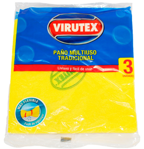 Paño Multiuso 38x38 Cm 3 Un