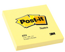 Nota Adhesiva 654 Amarillo 76X76 Mm 1 Un 100 Hojas