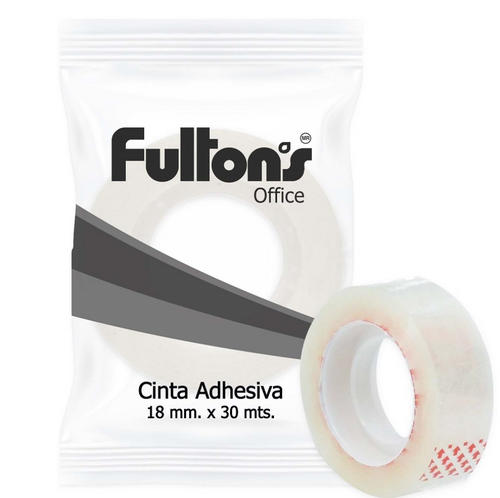 Cinta Adhesiva Transparente 18 Mm 30 Mt