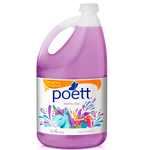 Limpiador Pisos Aroma Espíritu Play 4 Lt