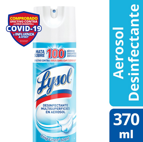 Desinfectante Ambiental Aerosol Crisp Line 370 ml