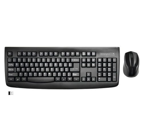 Combo Inalámbrico Teclado Mouse Pro Fit Wireless Antiderrame K72324Es