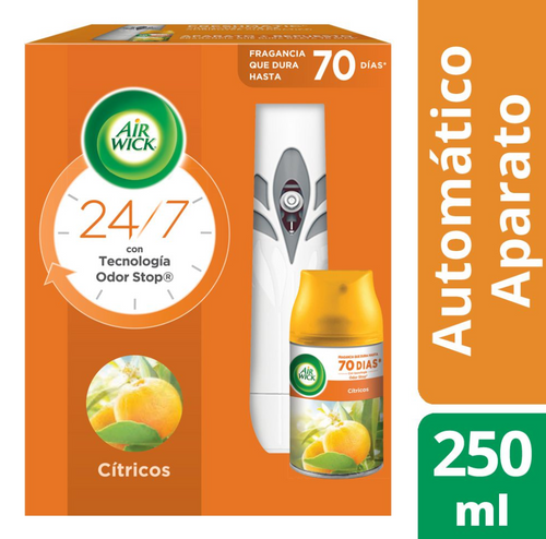 Desodorante Ambiental Aparato Automático Cítrico 250 Ml