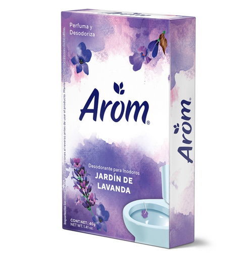 Pastilla Baño Wc Con Gancho Jardin Lavanda 40 Gr