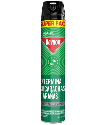 Insecticida Aerosol Mata Arañas Y Cucarachas 450 Cc