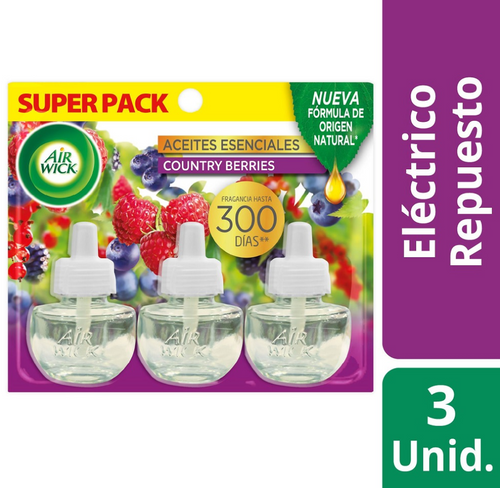 Desodorante Ambiental Eléctrico Berries 3 Un