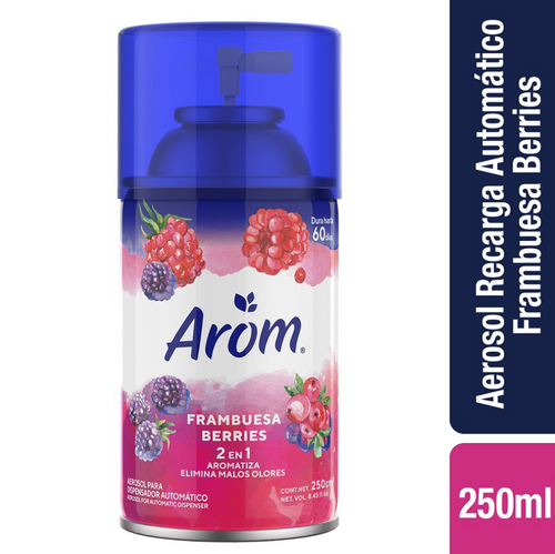Desodorante Ambiental Eléctrico Automático Frambuesa 250 Ml