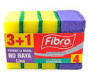 Esponja Abrasiva Mediana 4 Un