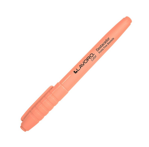 Destacador Bolsillo Naranja Pastel