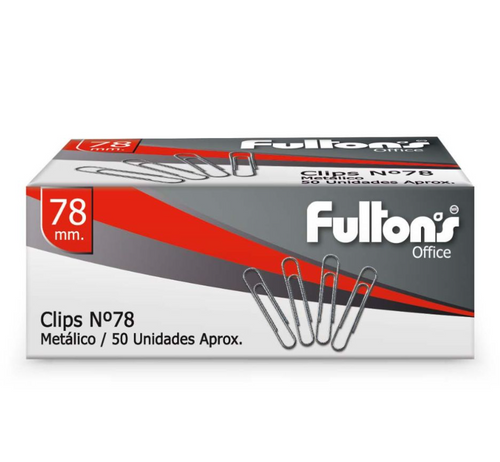 Clips Metálico N78 Redondo 78 Mm 50 Un