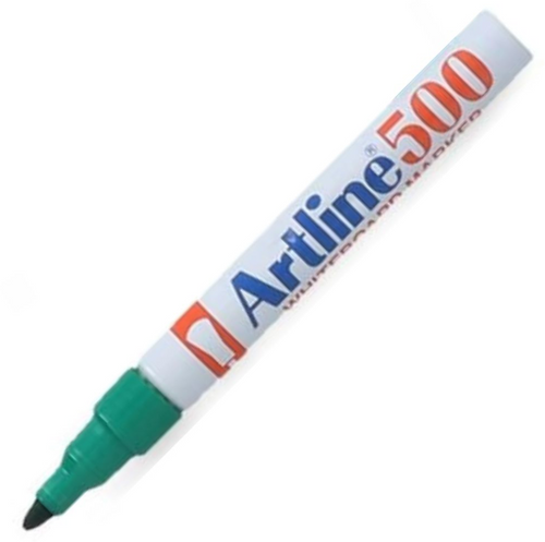 Marcador Pizarra Recargable Punta Redonda 500 Verde