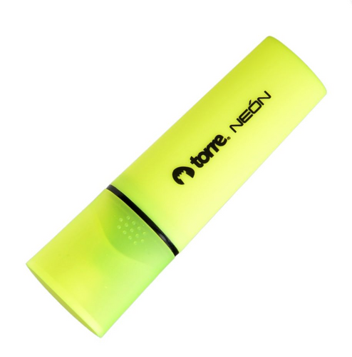 Destacador Punta Biselada Plano Amarillo 2.0