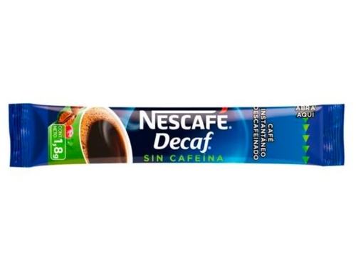 Cafe Stick Descafeinado 180 X 1.8 Gr