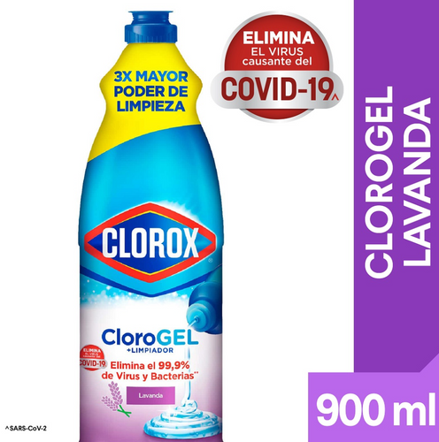 Cloro Gel Lavanda 900 Ml