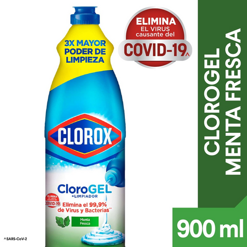 Cloro Gel Menta Eucaliptus 900 Ml