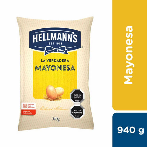 Mayonesa Bolsa  940 Ml