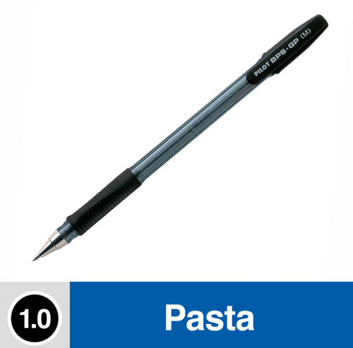 Lápiz Pasta Punta Media Negro  1.0 Mm