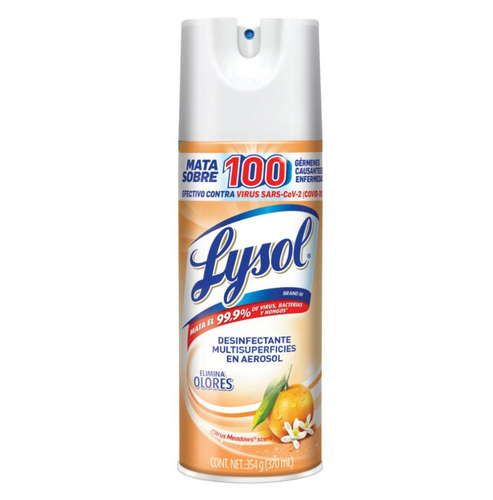 Desinfectante Ambiental Aerosol Citrus 354 Ml