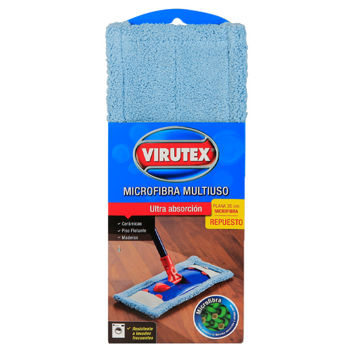 Mopa Plana Microfibra Repuesto 35 cm