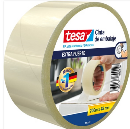 Cinta De Embalaje 48 Mm 200 Mt Transparente
