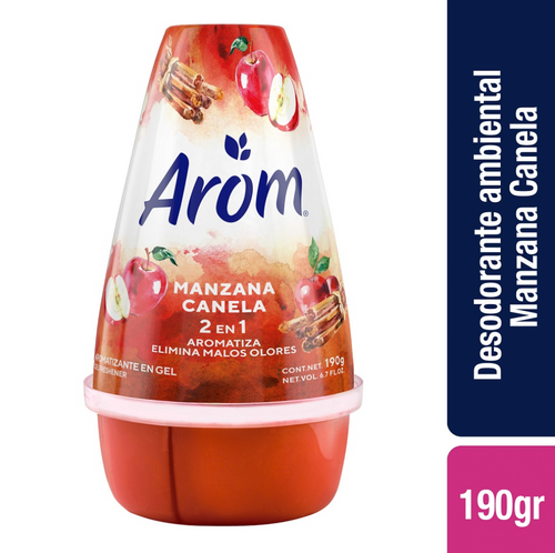 Desodorante Ambiental Cono Manzana Canela 190 Gr