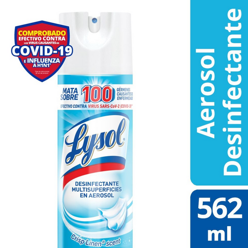 Desinfectante Ambiental Aerosol Crisp Line 562 ml