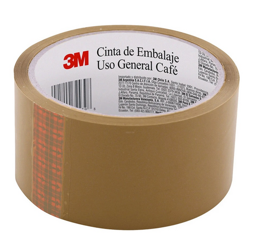 Cinta De Embalaje Café 48 Mm 40 Mt