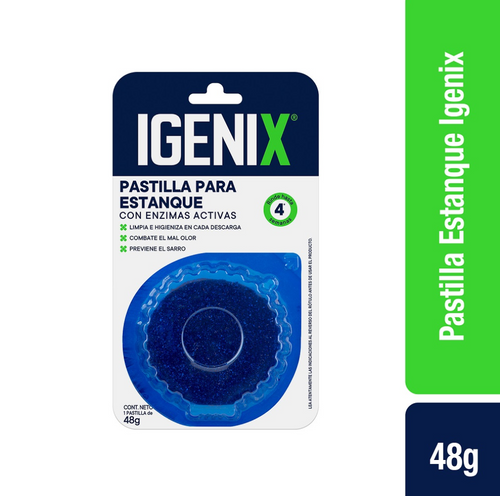 Desinfectante Inodoro Pastilla 48 gr Azul