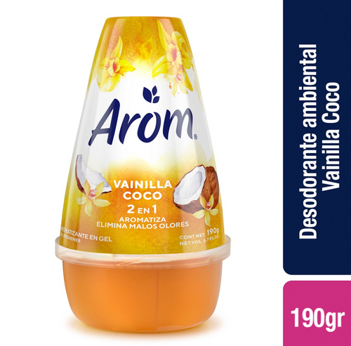 Desodorante Ambiental Cono Gel Vainilla Coco 190 Gr