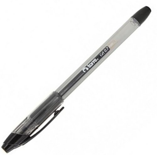 Lápiz Tinta Gel Punta Media Negro Quick Dry 0.7 Mm