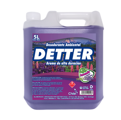 Desodorante Ambiental Líquido Lavanda 5 Lt