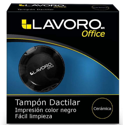 Tampón Huella Digital Cerámica Negro