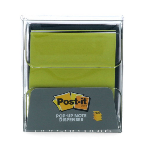 Dispensador Nota Adhesiva Pop Up Negro Pro 330